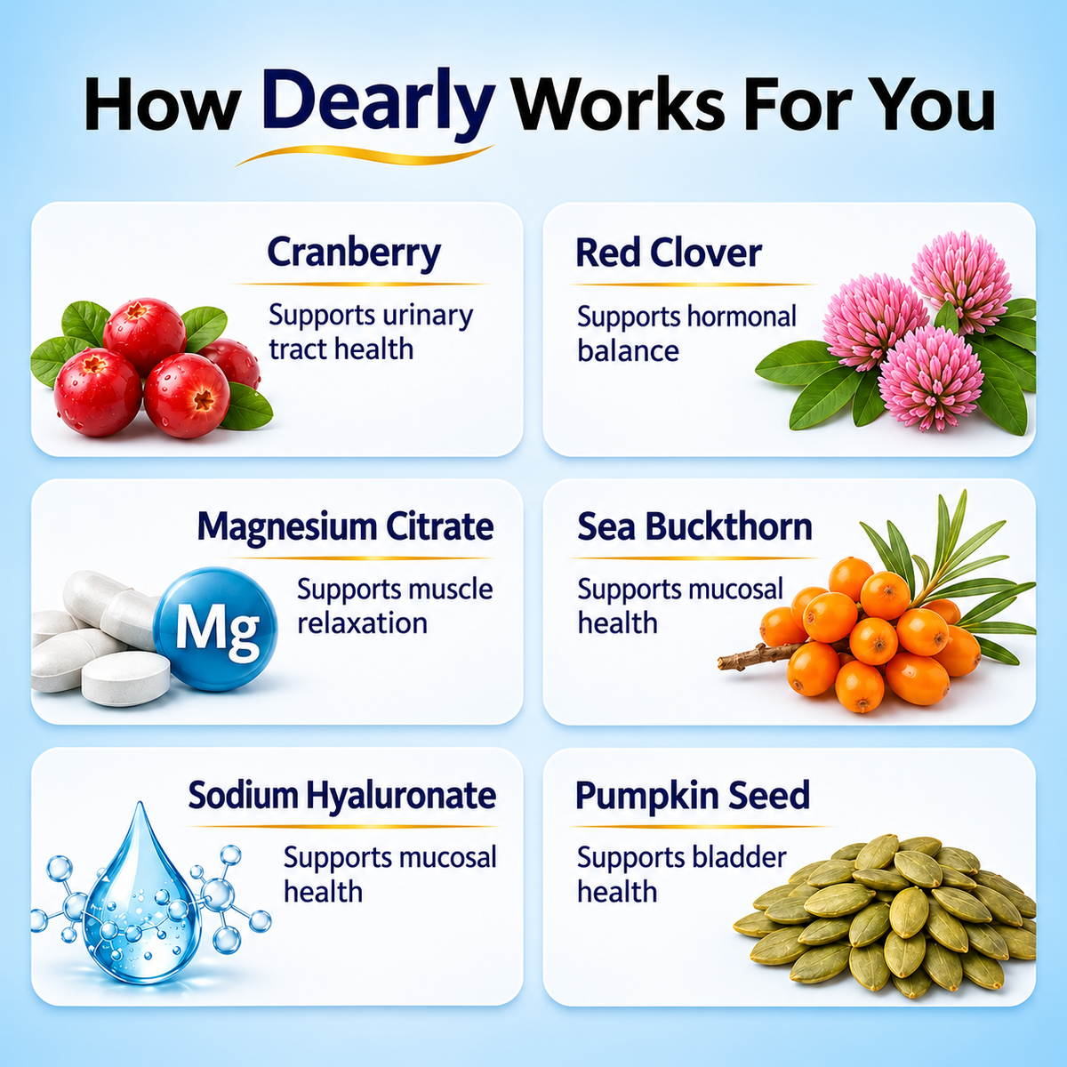 Dearly ingredients